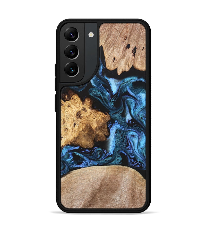 Galaxy S22 Plus Wood Phone Case - Amalia (Blue, 820358)