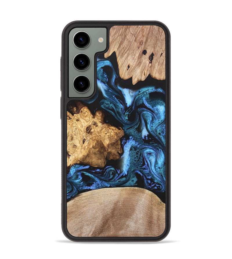 Galaxy S23 Plus Wood Phone Case - Amalia (Blue, 820358)