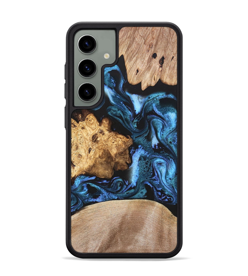 Galaxy S24 Plus Wood Phone Case - Amalia (Blue, 820358)