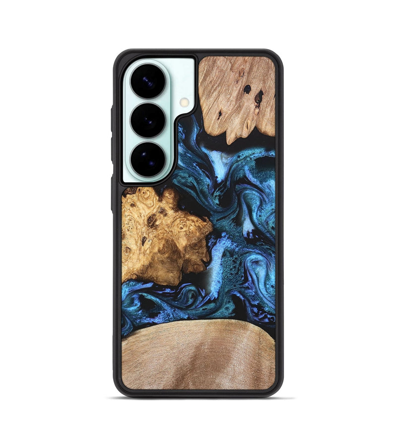 Galaxy S26 Wood Phone Case - Amalia (Blue, 820358)