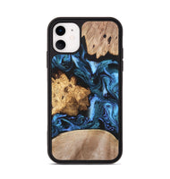 iPhone 11 Wood Phone Case - Amalia (Blue, 820358)