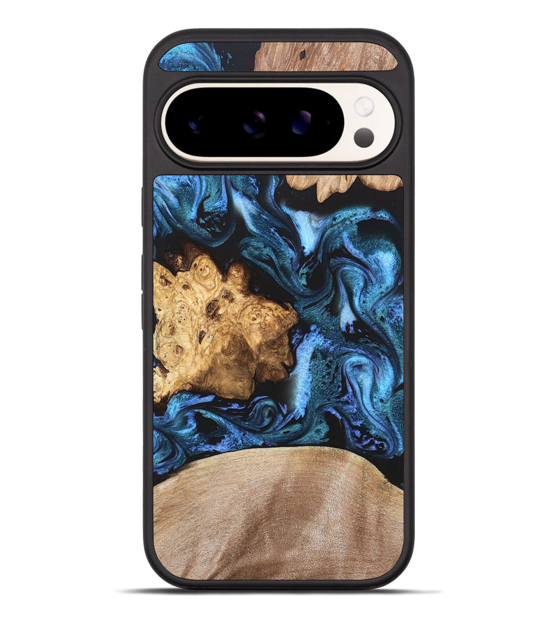 Pixel 10 Pro XL Wood Phone Case - Amalia (Blue, 820358)