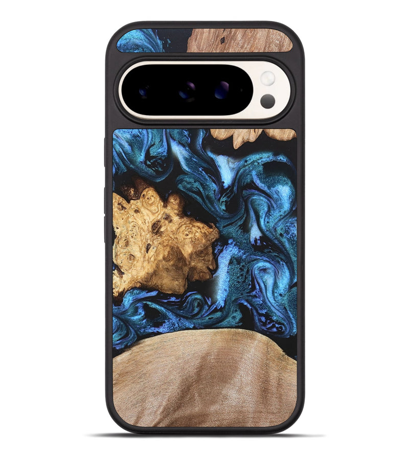 Pixel 9 Pro XL Wood Phone Case - Amalia (Blue, 820358)
