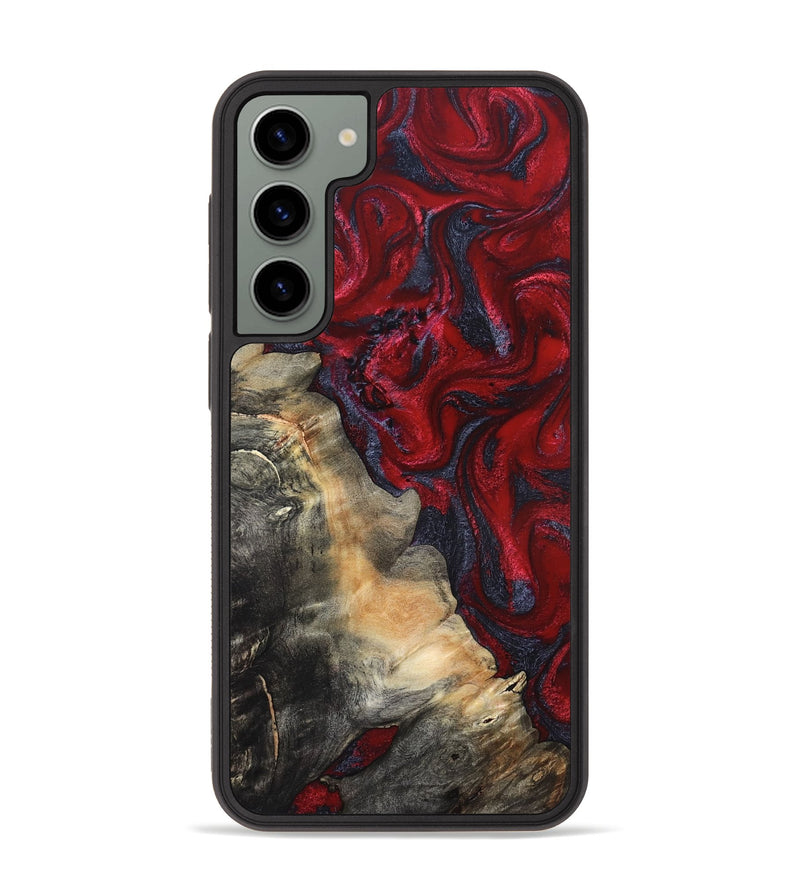 Galaxy S23 Plus Wood Phone Case - Mozelle (Red, 820366)