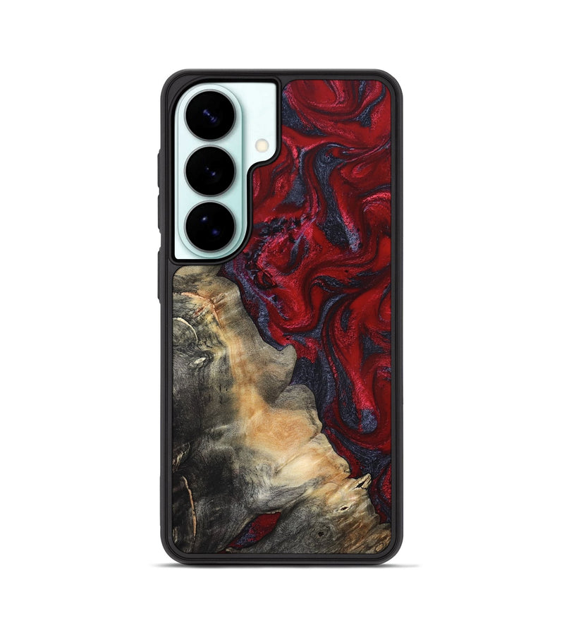 Galaxy S26 Wood Phone Case - Mozelle (Red, 820366)