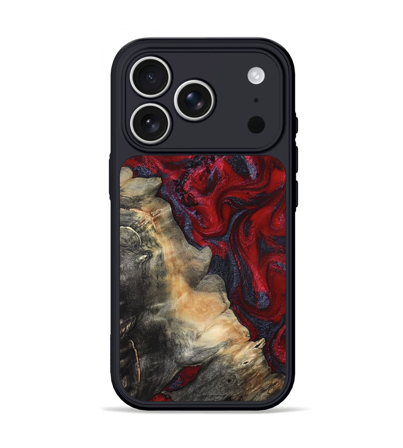 iPhone 17 Pro Wood Phone Case - Mozelle (Red, 820366)