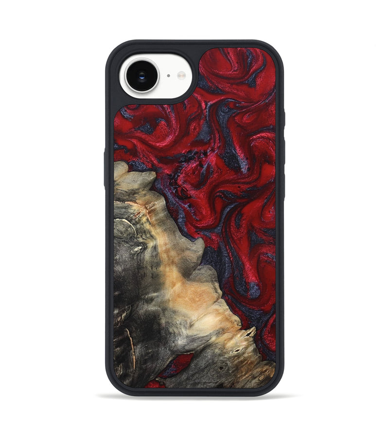 iPhone 17e Wood Phone Case - Mozelle (Red, 820366)