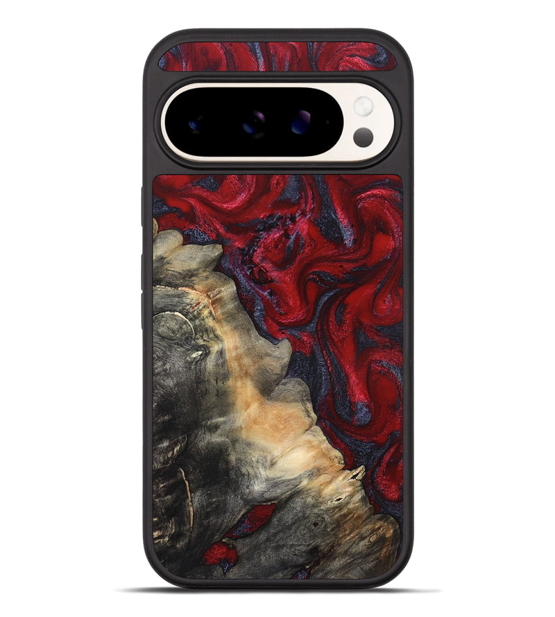 Pixel 10 Pro XL Wood Phone Case - Mozelle (Red, 820366)
