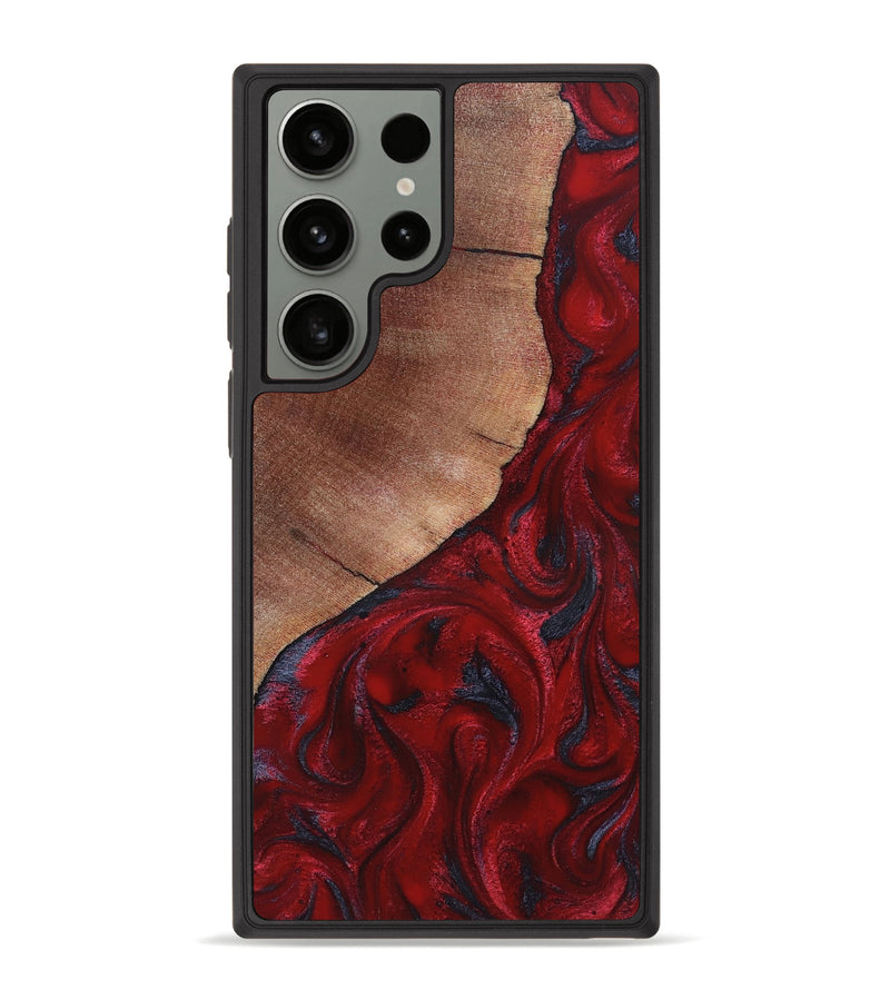 Galaxy S23 Ultra Wood Phone Case - Akira (Red, 820367)