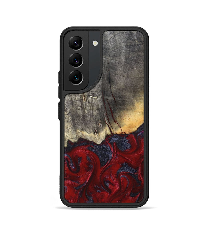 Galaxy S22 Wood Phone Case - Arjun (Red, 820368)