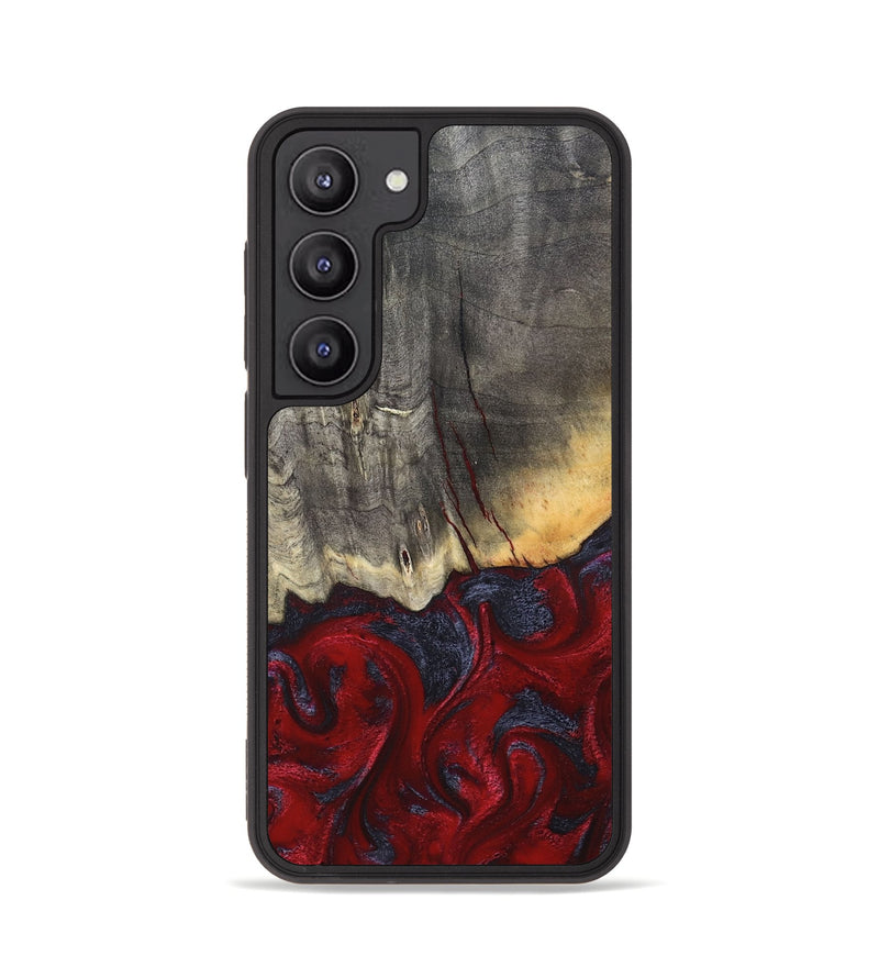 Galaxy S23 Wood Phone Case - Arjun (Red, 820368)