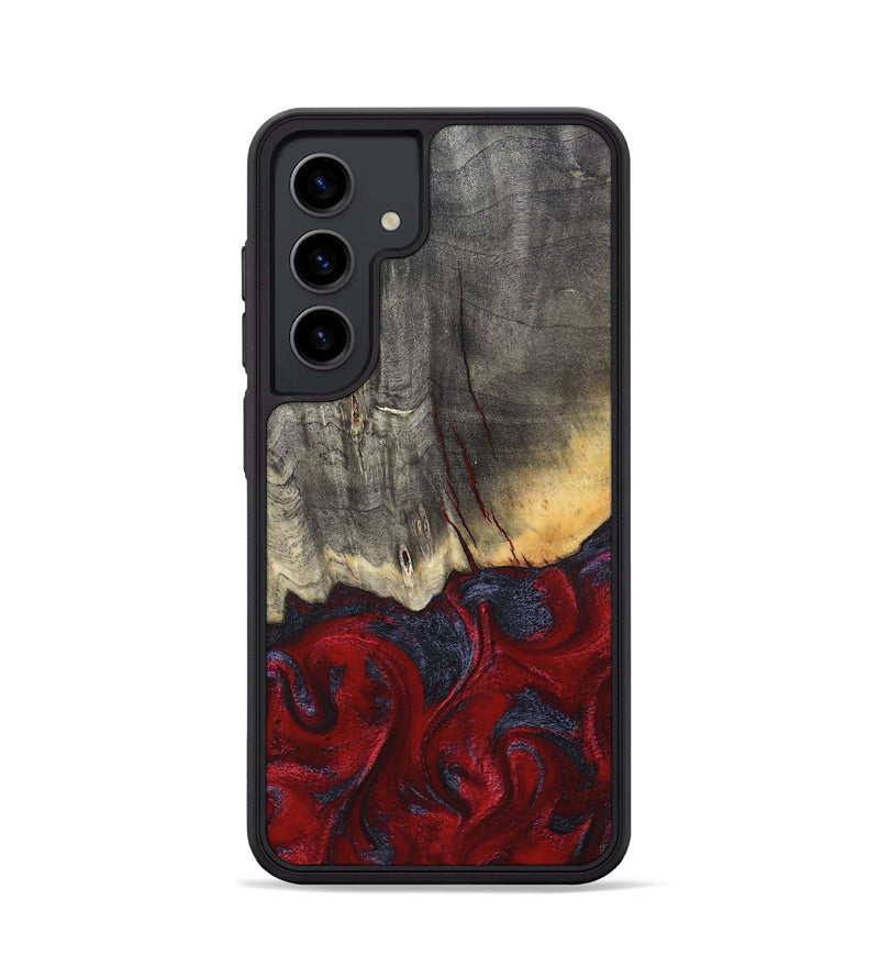 Galaxy S24 Wood Phone Case - Arjun (Red, 820368)