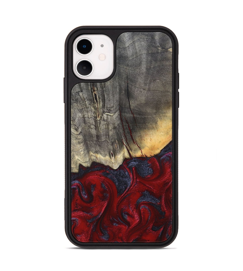iPhone 11 Wood Phone Case - Arjun (Red, 820368)