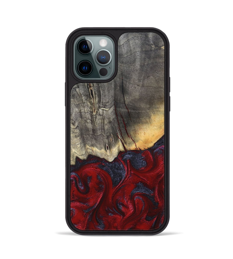 iPhone 12 Pro Wood Phone Case - Arjun (Red, 820368)