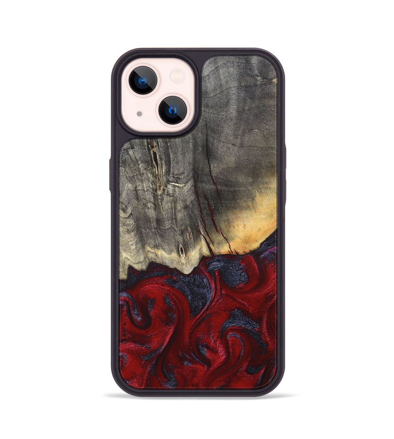 iPhone 14 Wood Phone Case - Arjun (Red, 820368)