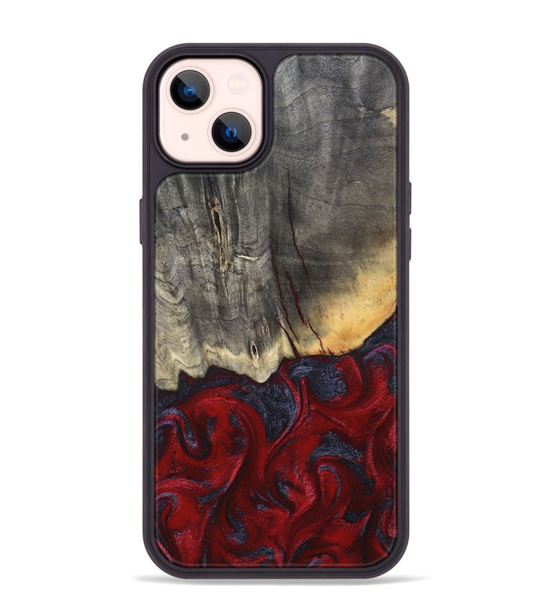 iPhone 14 Plus Wood Phone Case - Arjun (Red, 820368)
