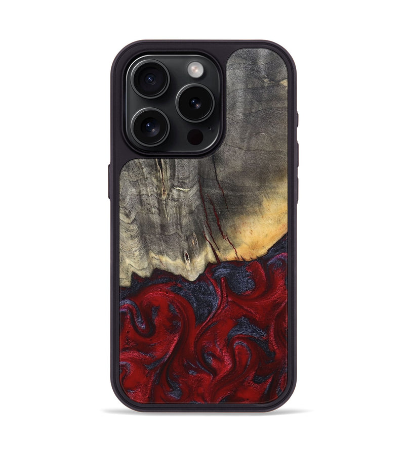 iPhone 15 Pro Wood Phone Case - Arjun (Red, 820368)