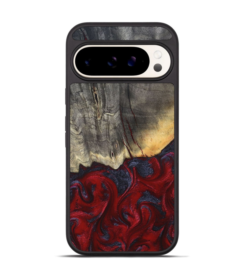 Pixel 9 Wood Phone Case - Arjun (Red, 820368)