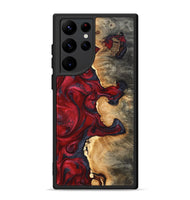 Galaxy S22 Ultra Wood Phone Case - Cortney (Red, 820369)
