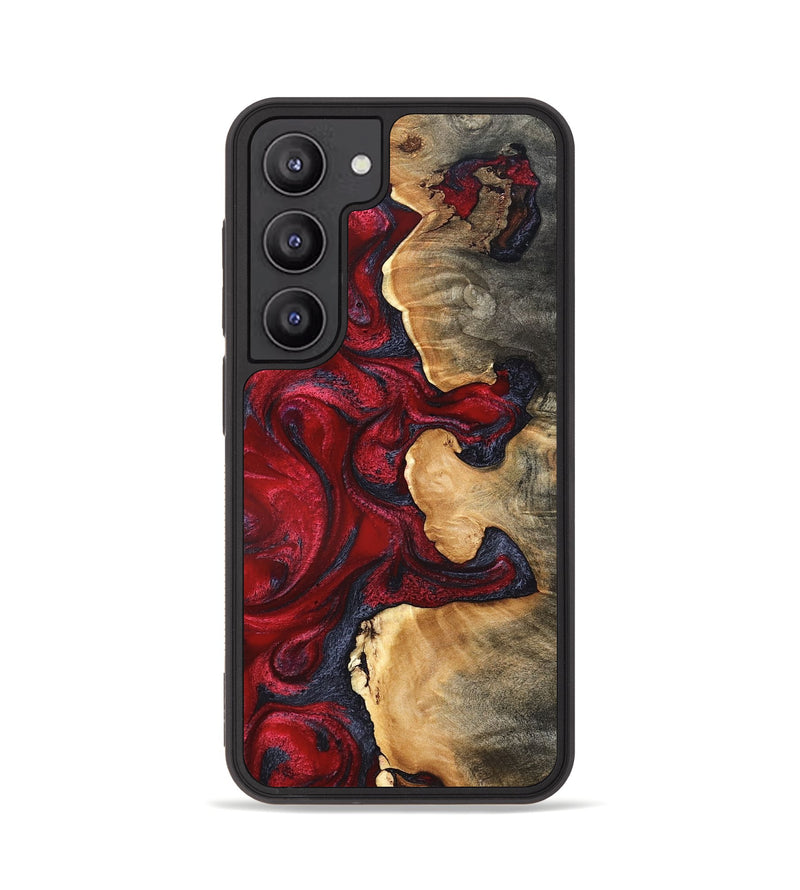 Galaxy S23 Wood Phone Case - Cortney (Red, 820369)