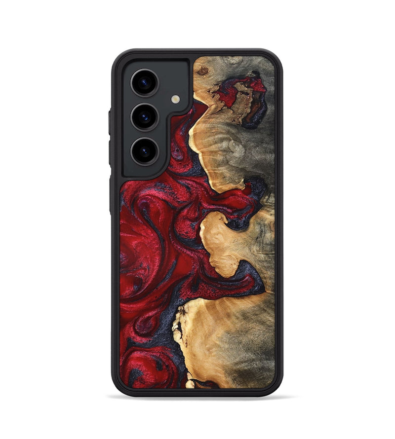 Galaxy S24 Wood Phone Case - Cortney (Red, 820369)