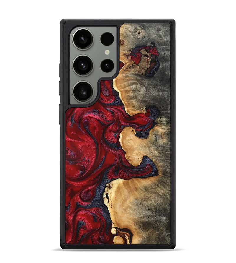 Galaxy S24 Ultra Wood Phone Case - Cortney (Red, 820369)