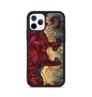 iPhone 11 Pro Wood Phone Case - Cortney (Red, 820369)