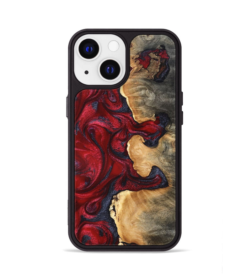 iPhone 13 Wood Phone Case - Cortney (Red, 820369)