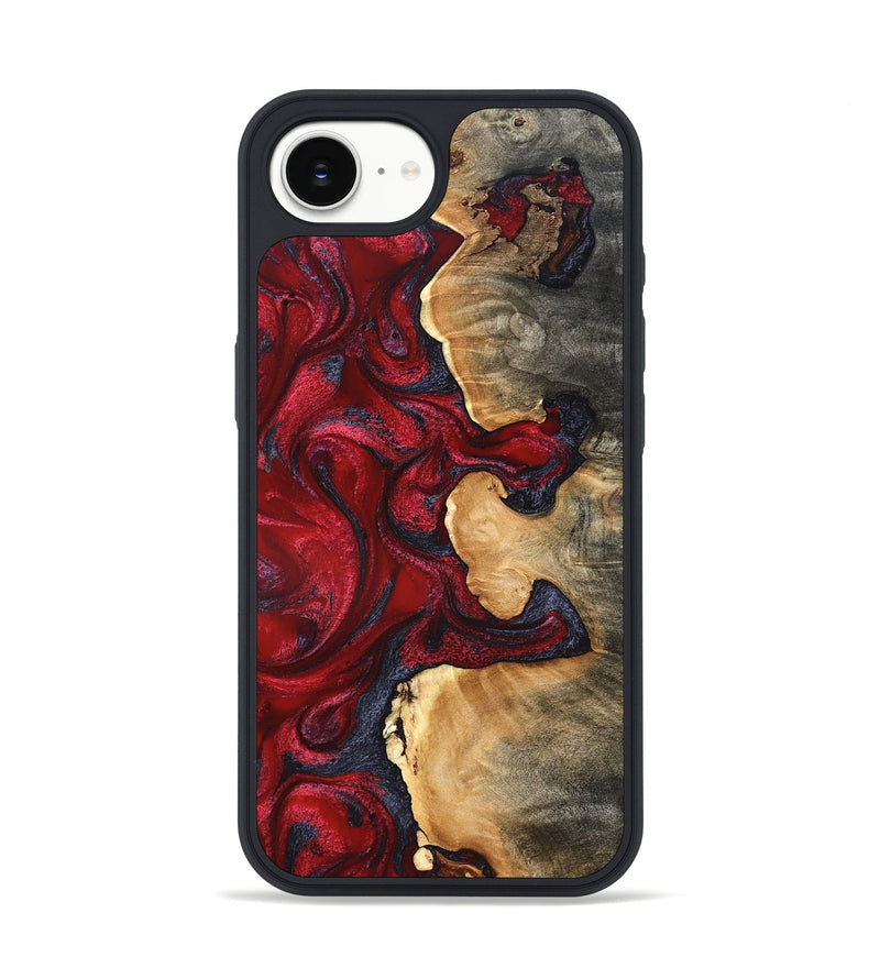 iPhone 16e Wood Phone Case - Cortney (Red, 820369)