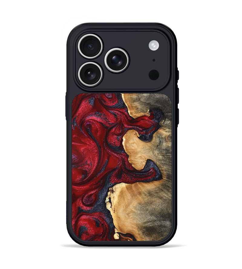 iPhone 17 Pro Wood Phone Case - Cortney (Red, 820369)