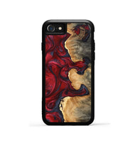 iPhone SE Wood Phone Case - Cortney (Red, 820369)