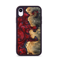 iPhone Xr Wood Phone Case - Cortney (Red, 820369)