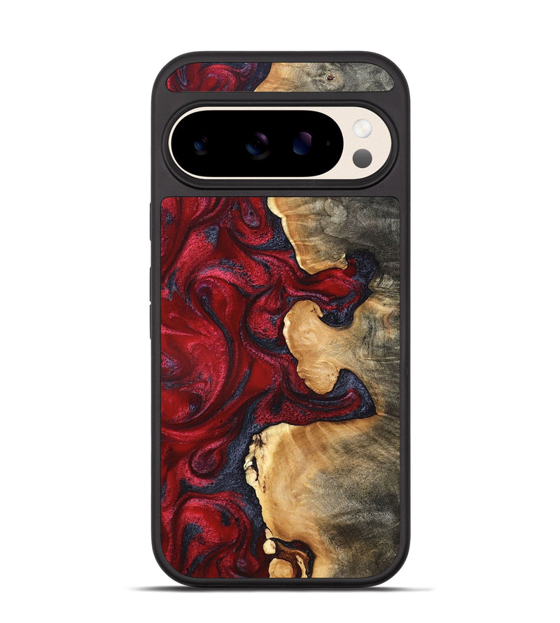 Pixel 10 Wood Phone Case - Cortney (Red, 820369)