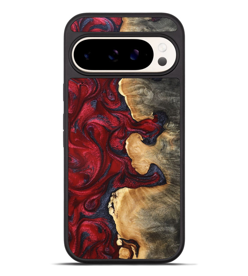 Pixel 9 Pro XL Wood Phone Case - Cortney (Red, 820369)