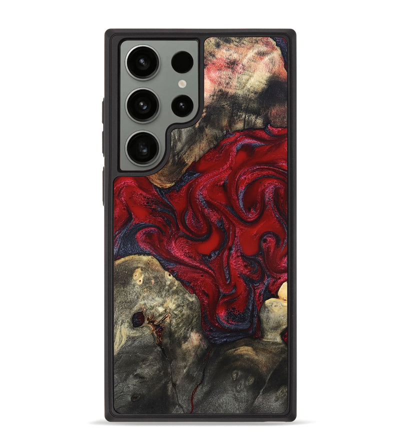 Galaxy S23 Ultra Wood Phone Case - Zyon (Red, 820370)