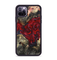 iPhone 11 Pro Max Wood Phone Case - Zyon (Red, 820370)