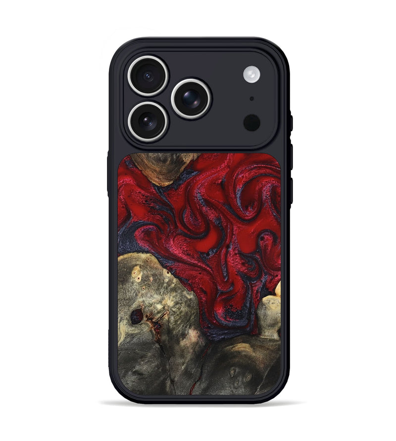 iPhone 17 Pro Wood Phone Case - Zyon (Red, 820370)