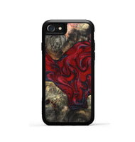 iPhone SE Wood Phone Case - Zyon (Red, 820370)
