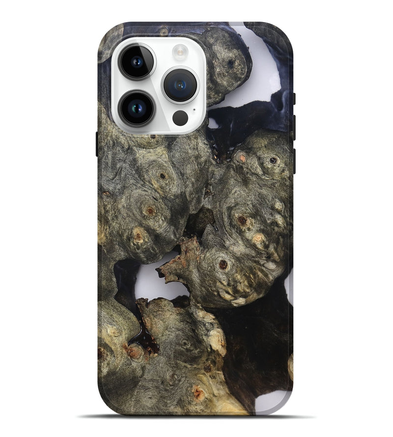 iPhone 15 Pro Max Wood Live Edge Phone Case - Laylani (Clear, 820373)