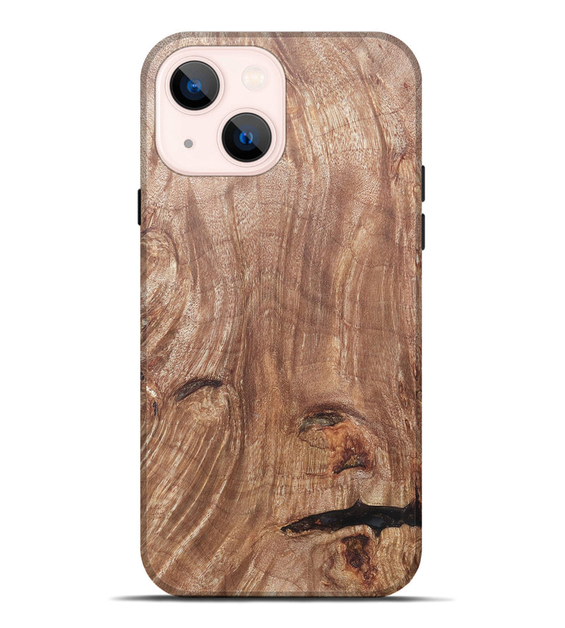 iPhone 14 Plus Wood Live Edge Phone Case - Loula (Wood Burl, 820374)