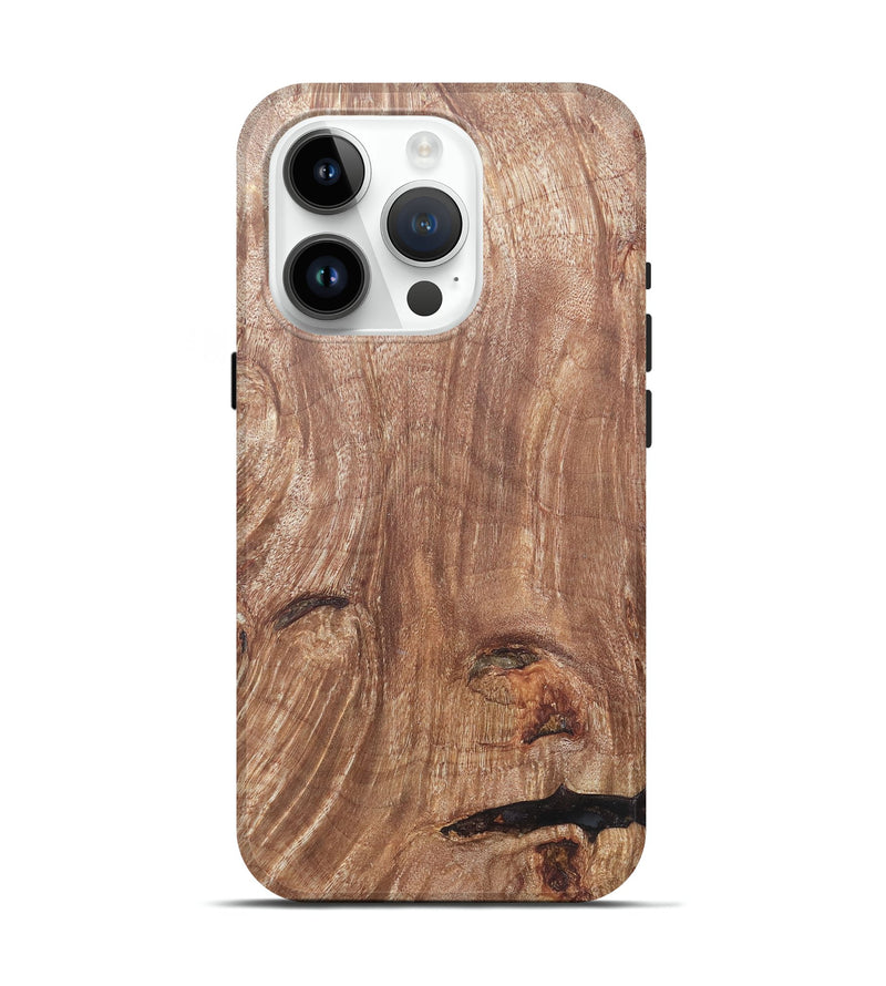 iPhone 15 Pro Wood Live Edge Phone Case - Loula (Wood Burl, 820374)