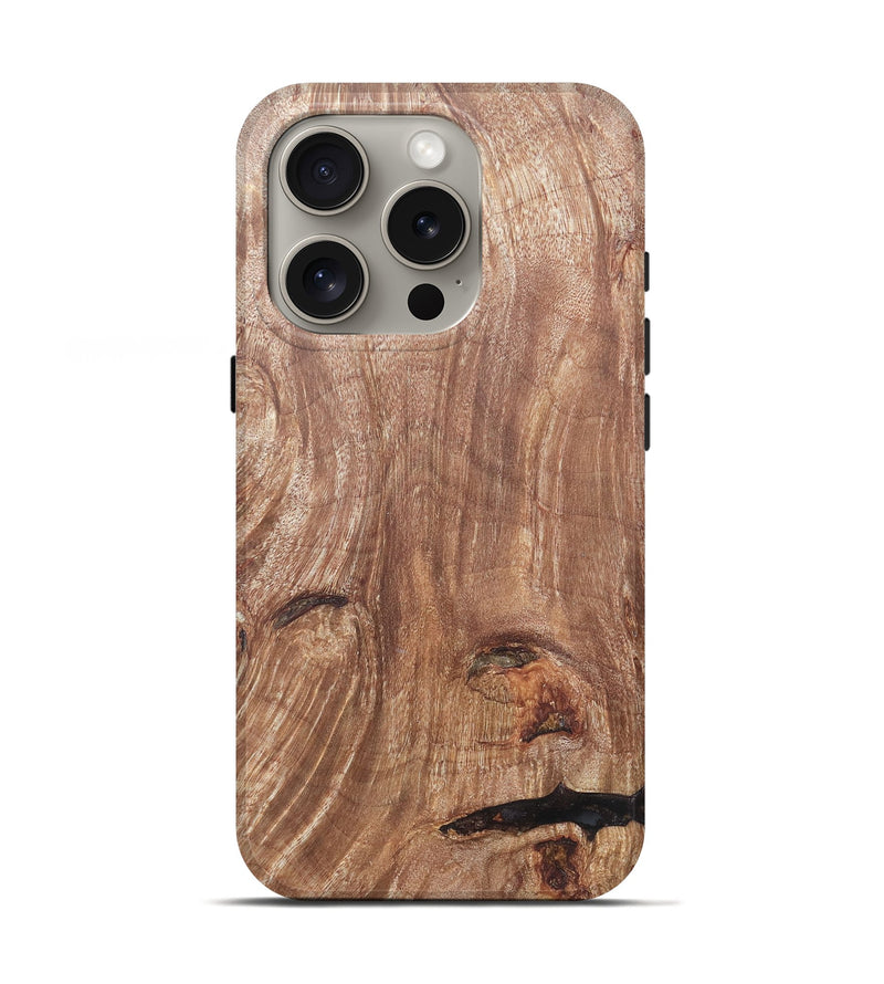 iPhone 16 Pro Wood Live Edge Phone Case - Loula (Wood Burl, 820374)