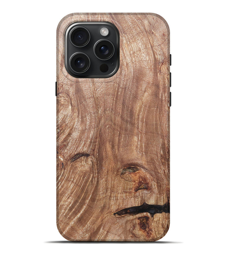 iPhone 16 Pro Max Wood Live Edge Phone Case - Loula (Wood Burl, 820374)