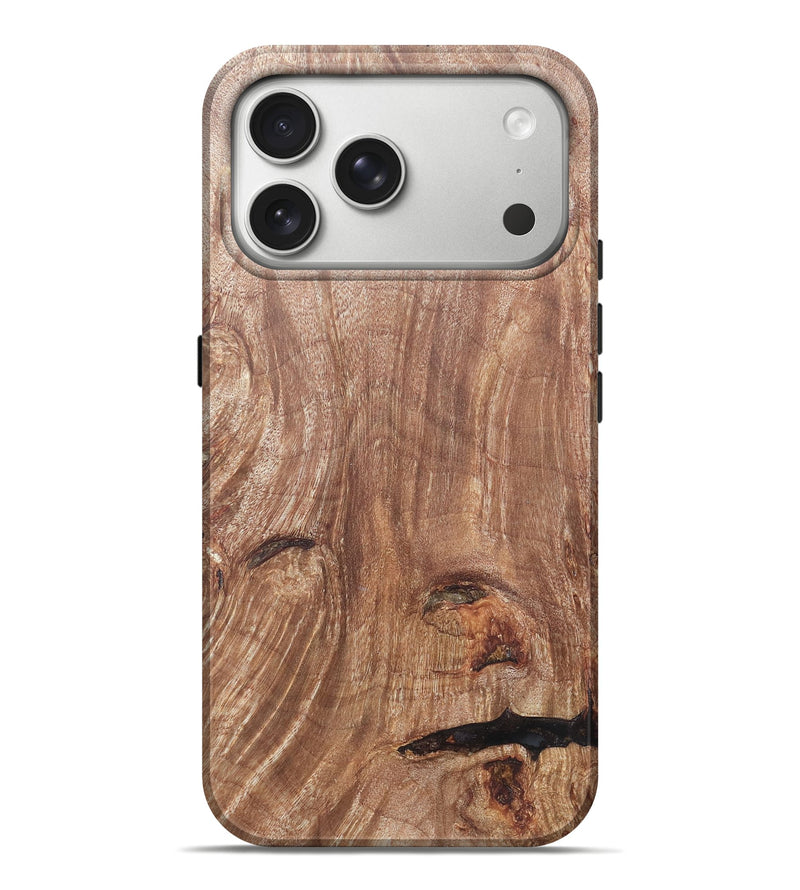 iPhone 17 Pro Max Wood Live Edge Phone Case - Loula (Wood Burl, 820374)