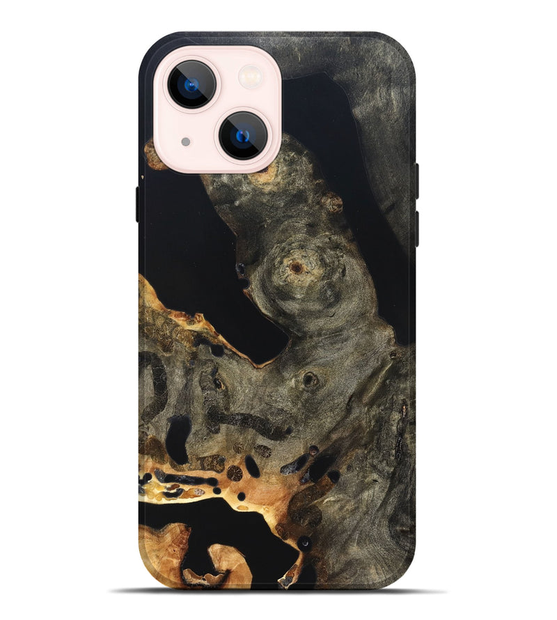 iPhone 14 Plus Wood Live Edge Phone Case - Niki (Wood Burl, 820375)