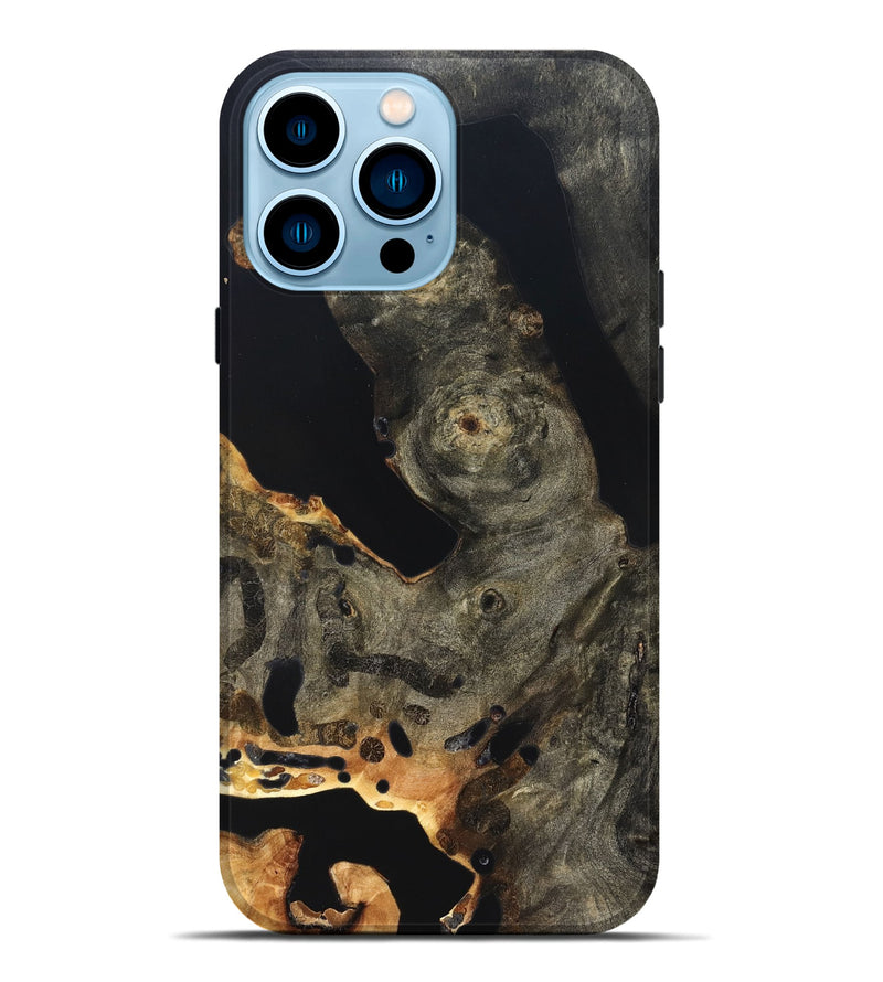 iPhone 14 Pro Max Wood Live Edge Phone Case - Niki (Wood Burl, 820375)