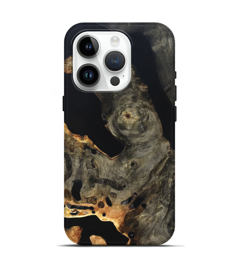 iPhone 15 Pro Wood Live Edge Phone Case - Niki (Wood Burl, 820375)