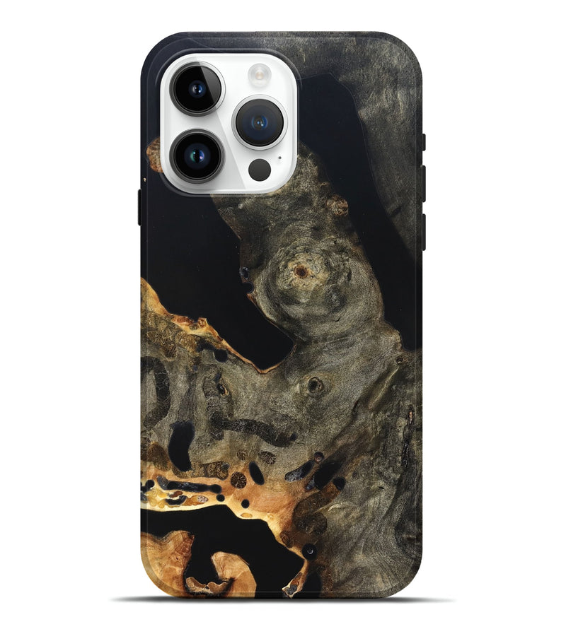 iPhone 15 Pro Max Wood Live Edge Phone Case - Niki (Wood Burl, 820375)