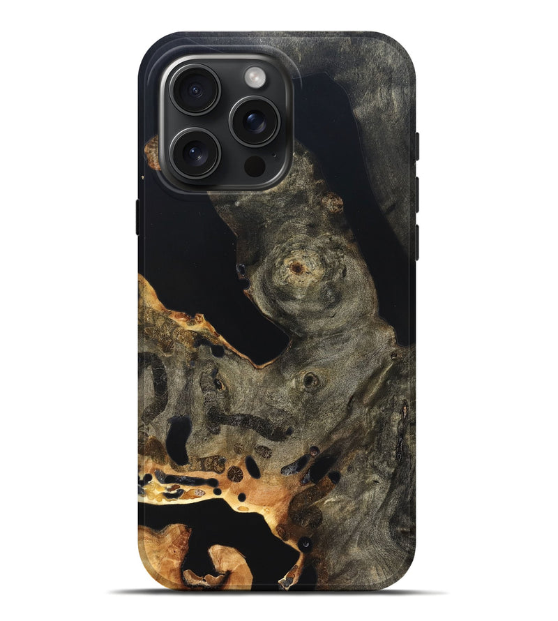 iPhone 16 Pro Max Wood Live Edge Phone Case - Niki (Wood Burl, 820375)
