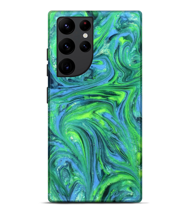Galaxy S22 Ultra ResinArt Live Edge Phone Case - Rogelio (Neon, 820380)